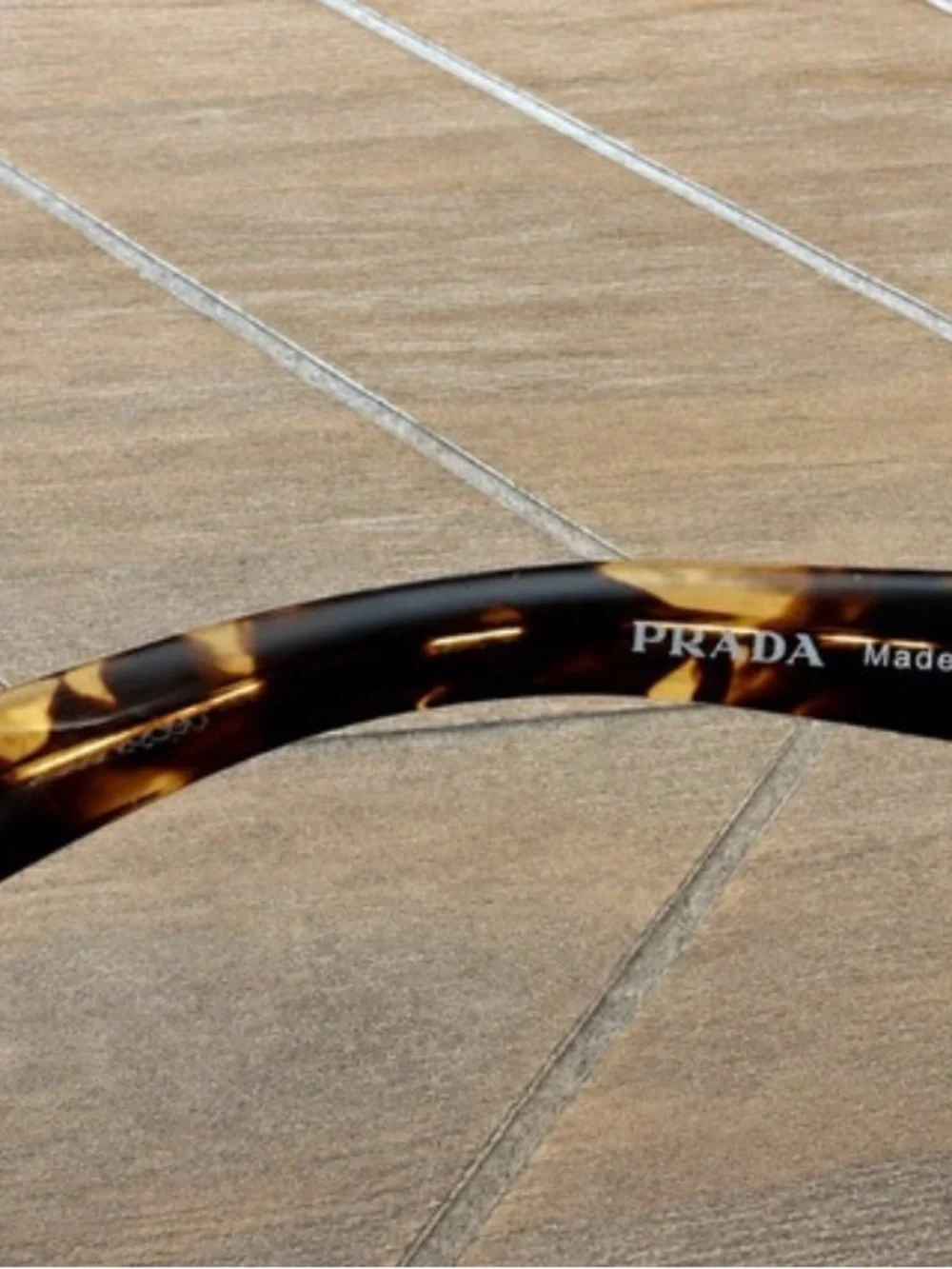 Prada bold rectangular